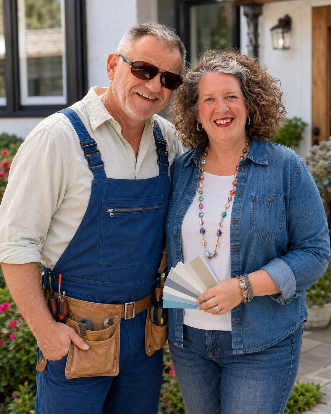Merwyn and Lidia, the owners of LMM Handyman Services